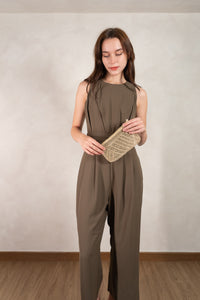 The Front-Pleat Jumpsuit