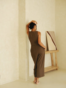 The Front-Pleat Jumpsuit