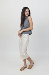 The Straight Leg Crop Pant