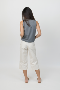 The Straight Leg Crop Pant