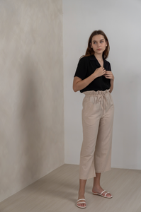 The Linen Paperbag Pant