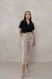 The Linen Paperbag Pant